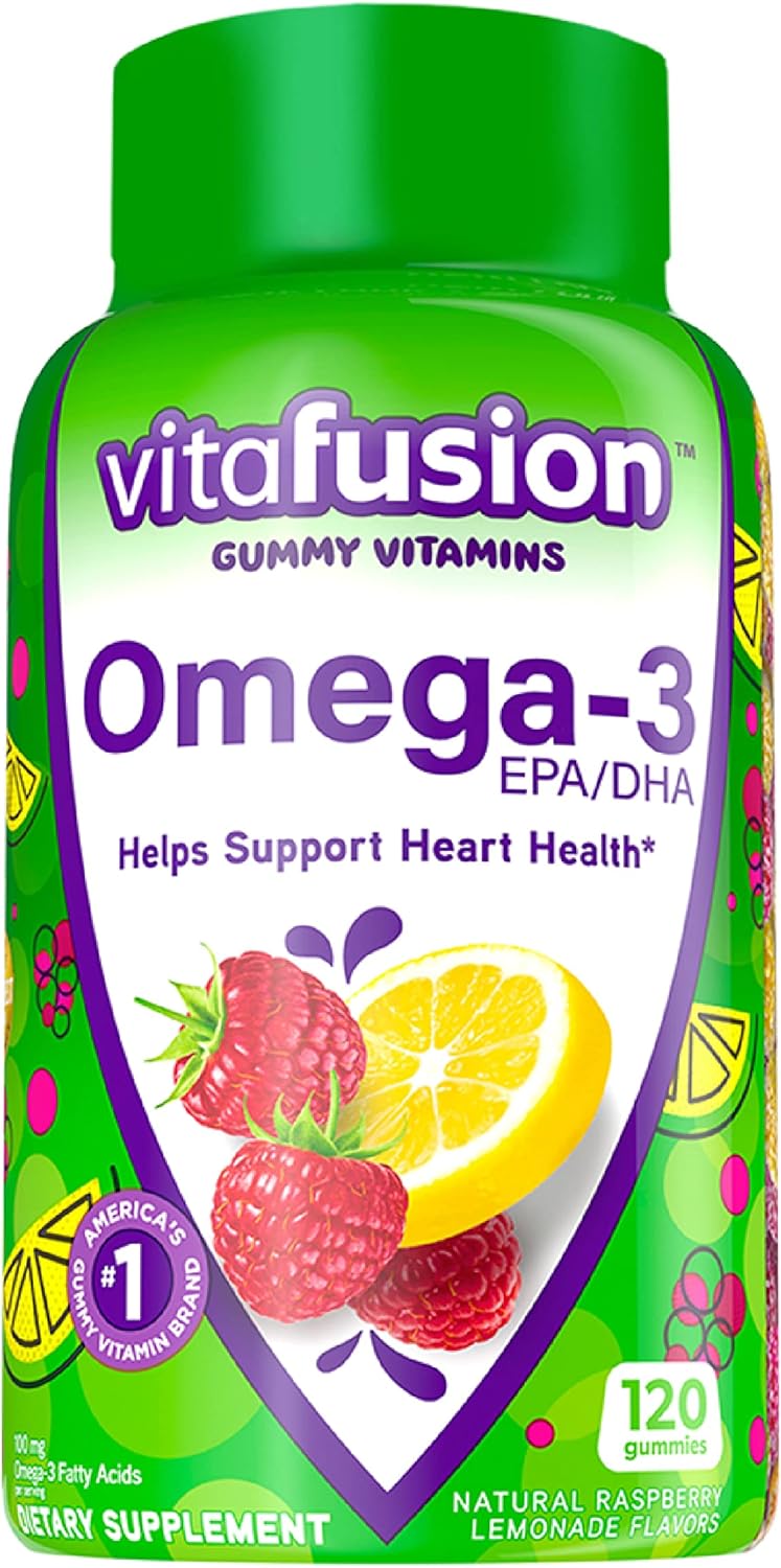 Heart Health and Energy Support Bundle: Omega-3 Gummy Vitamins and Vitamin B12 Gummies