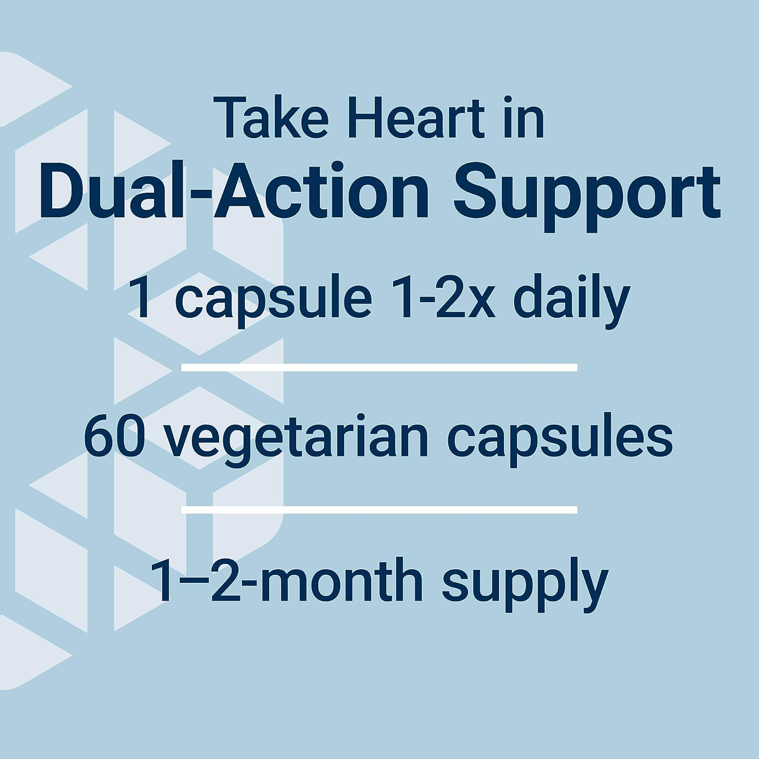 Heart Health Supplement: Potassium & Magnesium for Blood Pressure Support - 60 Capsules, Non-GMO, Vegetarian & Gluten-Free