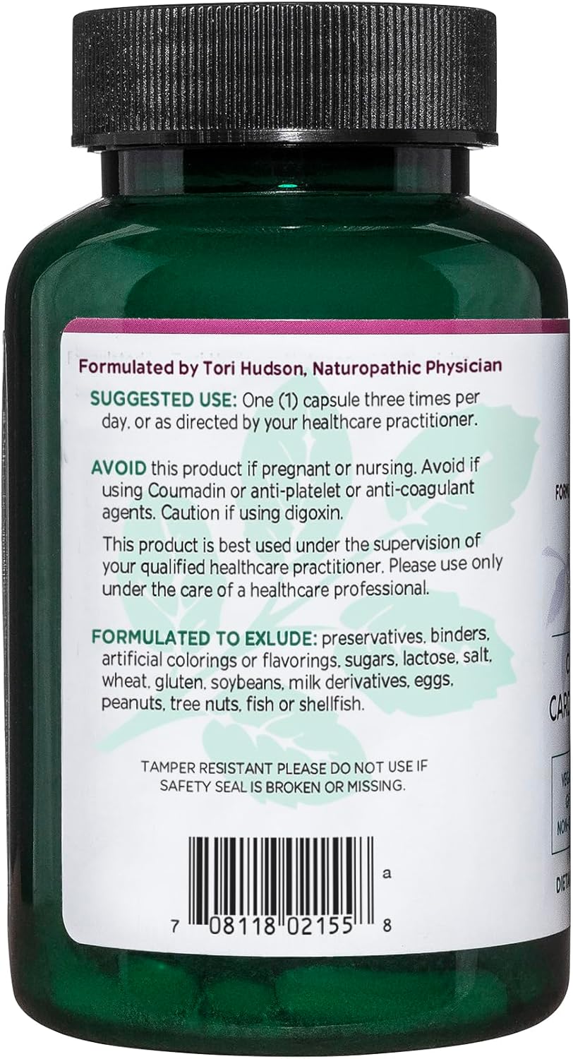 Heart Health Supplement with Magnesium, CoQ10 & Snakeroot - Supports Healthy Blood Pressure - 90 Vegan Capsules
