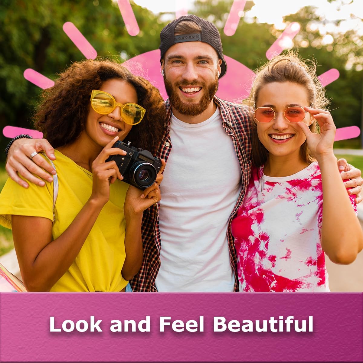 Heartland Pharma Biotin 10,000 MGC Jelly Beans - Hair, Skin & Nails Support - Vegan, Gluten-Free, Non-GMO - Strawberry Flavor - 120 Count