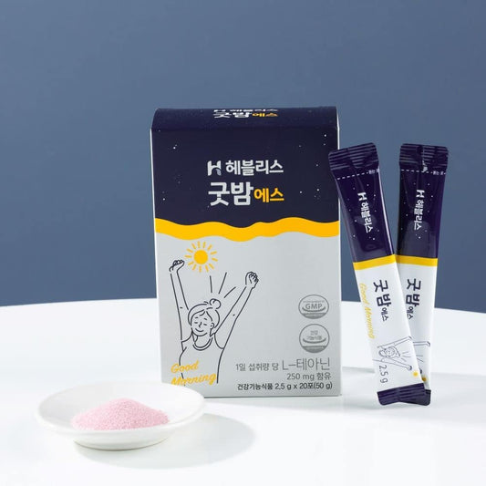 Heblis Good-Night Sticks - Stress Relief & Sleep Supplement with GABA, L-Theanine, and Magnesium
