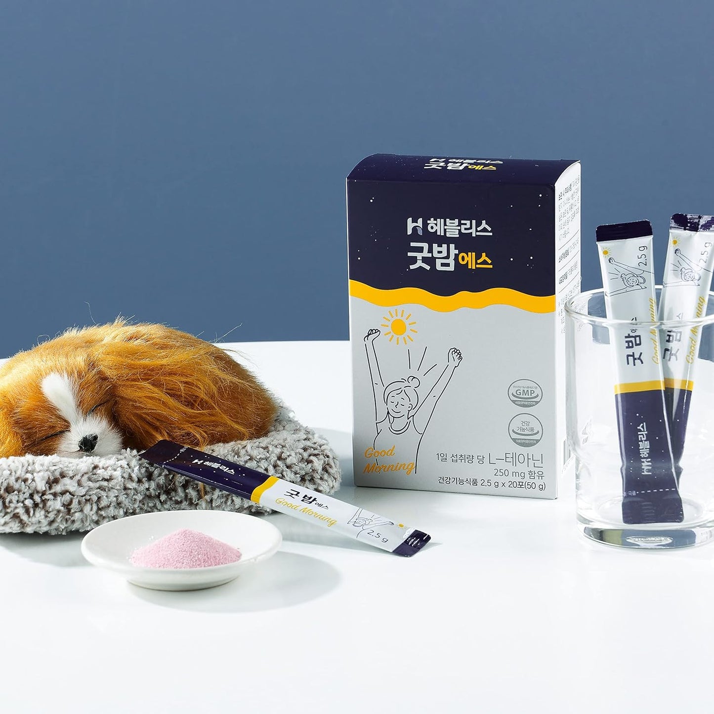 Heblis Good-Night Sticks - Stress Relief & Sleep Supplement with GABA, L-Theanine, and Magnesium