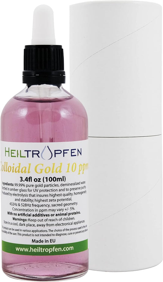 Heiltropfen® Colloidal Gold Solution 10 ppm 3.4 Fl Oz - 100 ml