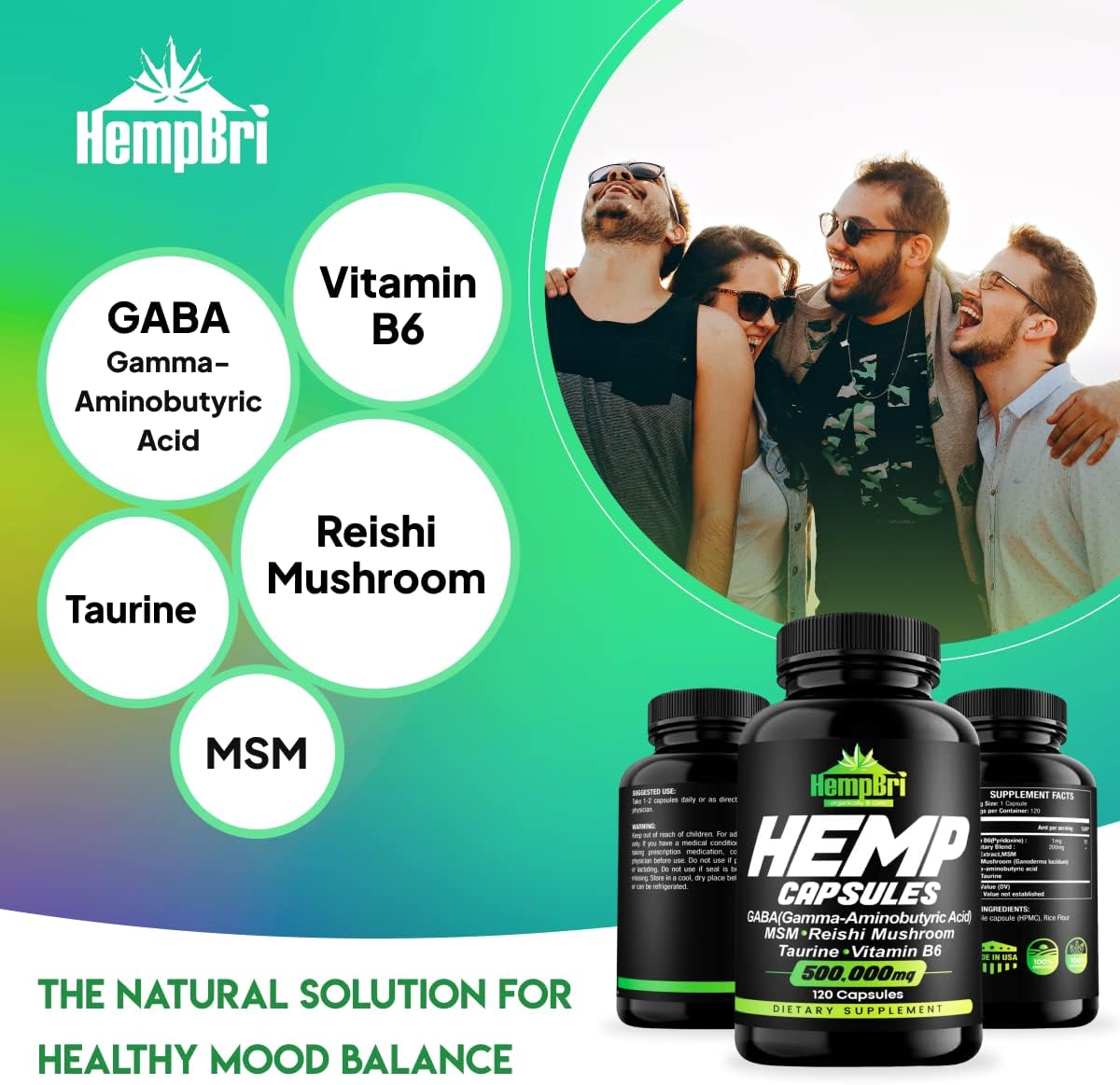 Hempbrimetabolism boosterOil Extract Capsules for Joint Support, Sleep & Immune Health - Natural Seed Oils Powder (1 Pack)