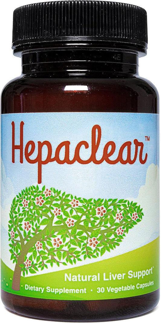 Hepaclear Liver Support Supplement with Hesperidin - Natural, Non-GMO, Vegan & Gluten-Free