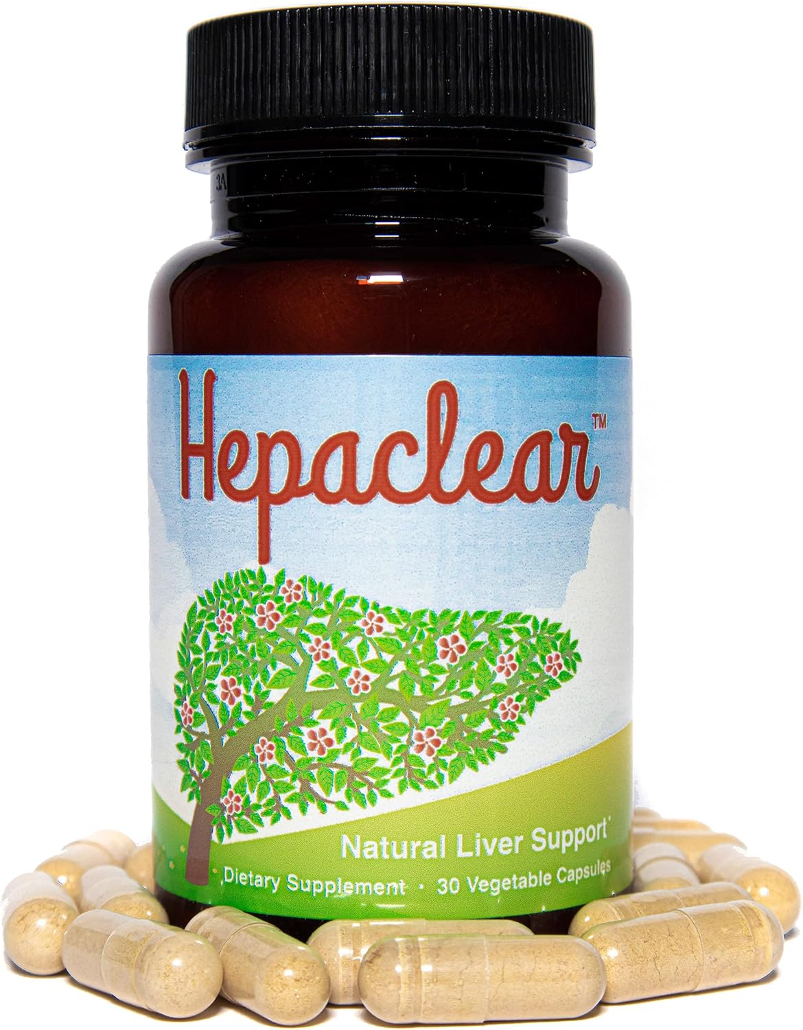 Hepaclear Liver Support Supplement with Hesperidin - Natural, Non-GMO, Vegan & Gluten-Free