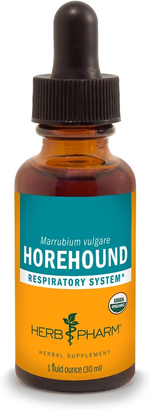 Herb Pharm Horehound Liquid Extract - 1oz for Respiratory Health Support