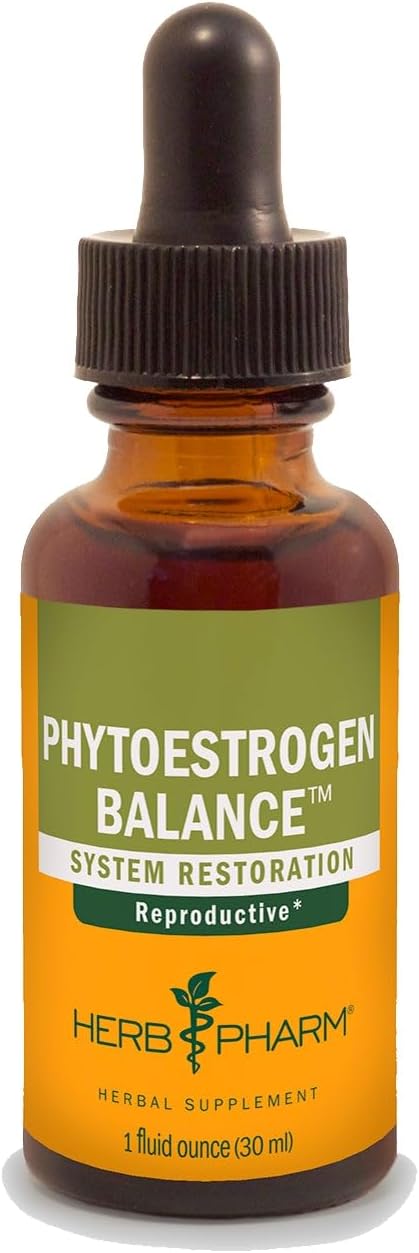 Herb Pharm Phytoestrogen Balance Herbal Formula for Female Reproductive System Support - 1oz