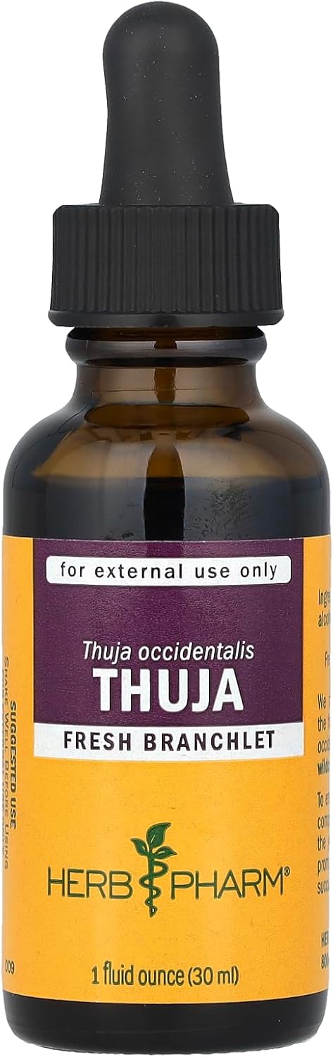 Herb Pharm Thuja Branchlet Liquid Extract 1oz - Pure, Potent Thuja Occidentalis Tincture