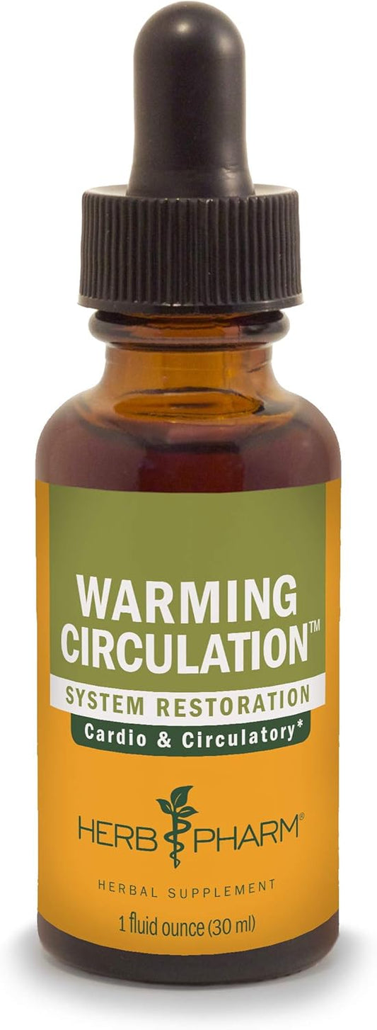 Herb Pharm Warming Circulation Herbal Formula for Cardiovascular Support - 1 Ounce