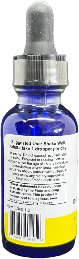 Herb-Science Liquid Vitamin B3 Drops - Cold Processed Niacin Supplement for Tongue & Skin - Vegan, Non-Alcoholic, Quality Tested - 1 Fl. Oz