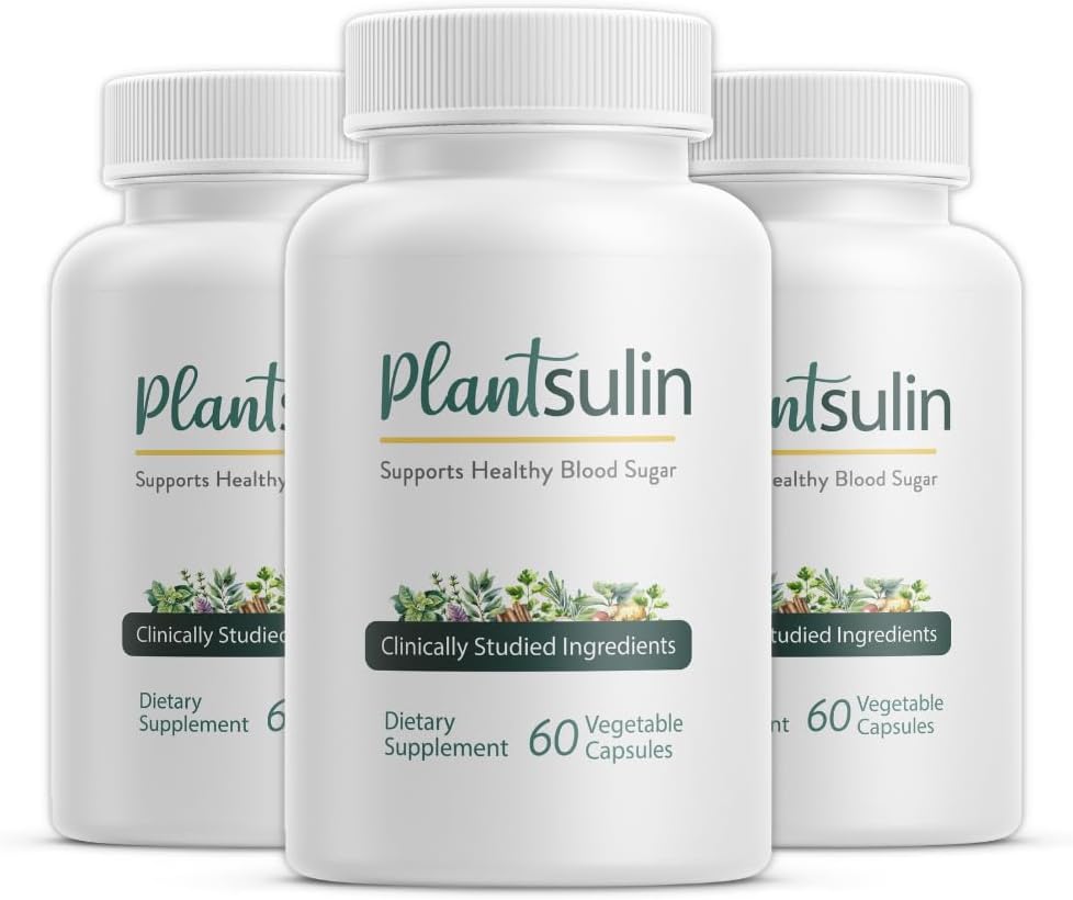 Herbal Blood Sugar Support Supplement with 11 Plant Extracts for Metabolic Health - 180 Capsules