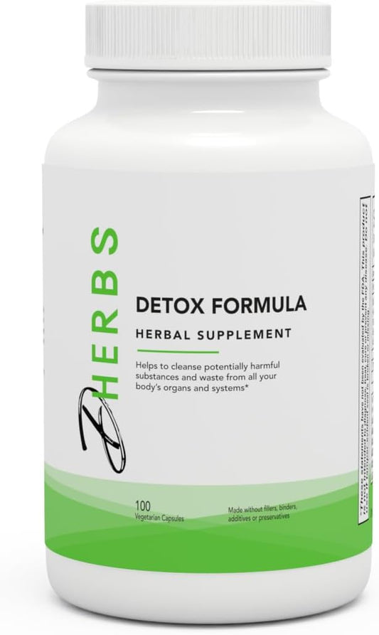 Herbal Body Cleanse Supplement with Dandelion Root - 100 Capsules