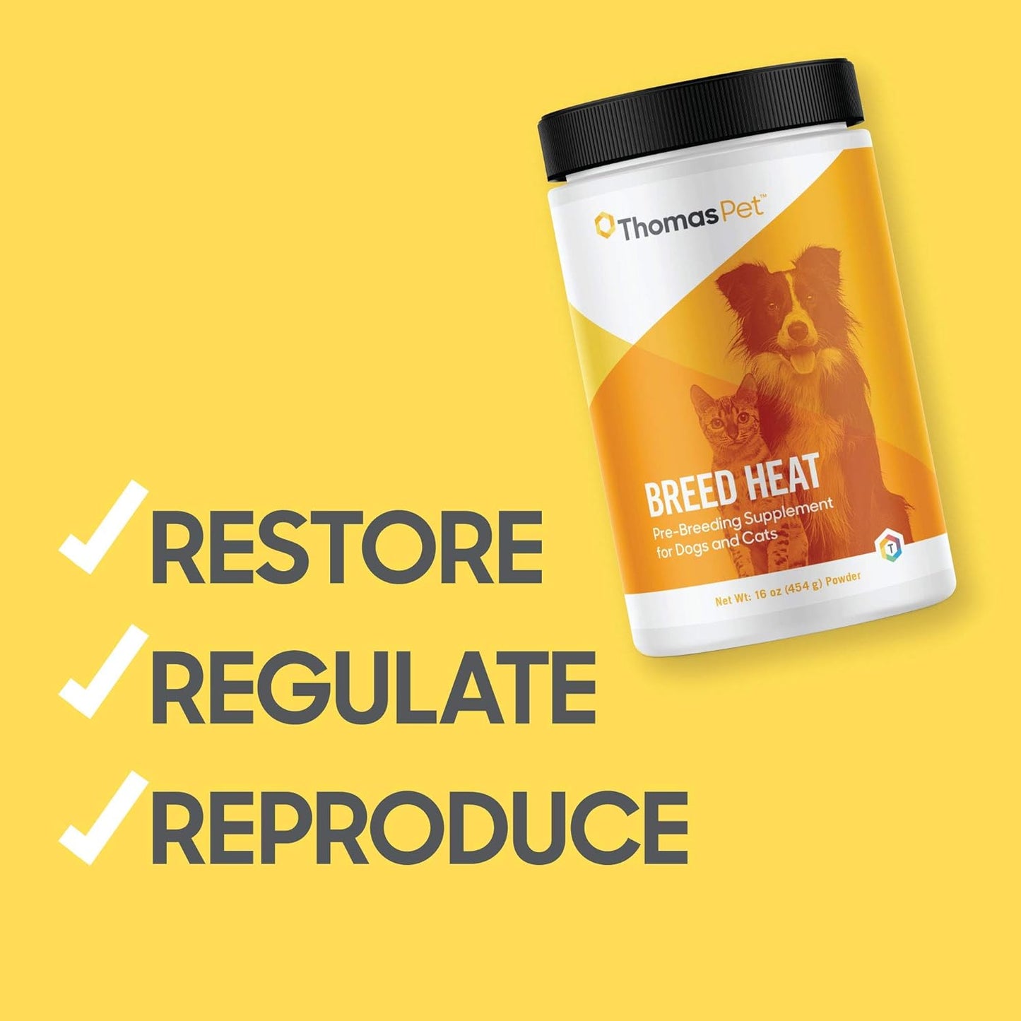 Herbal Breeding & Reproductive Supplement for Dogs & Cats by Thomas Labs