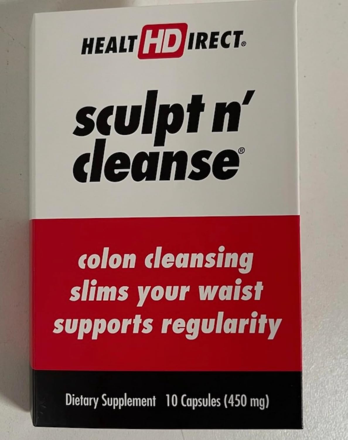 Herbal Colon Cleanse Supplement for Digestive Health & Regularity - Natural Detox & Gut Flush - 10 Veggie Capsules