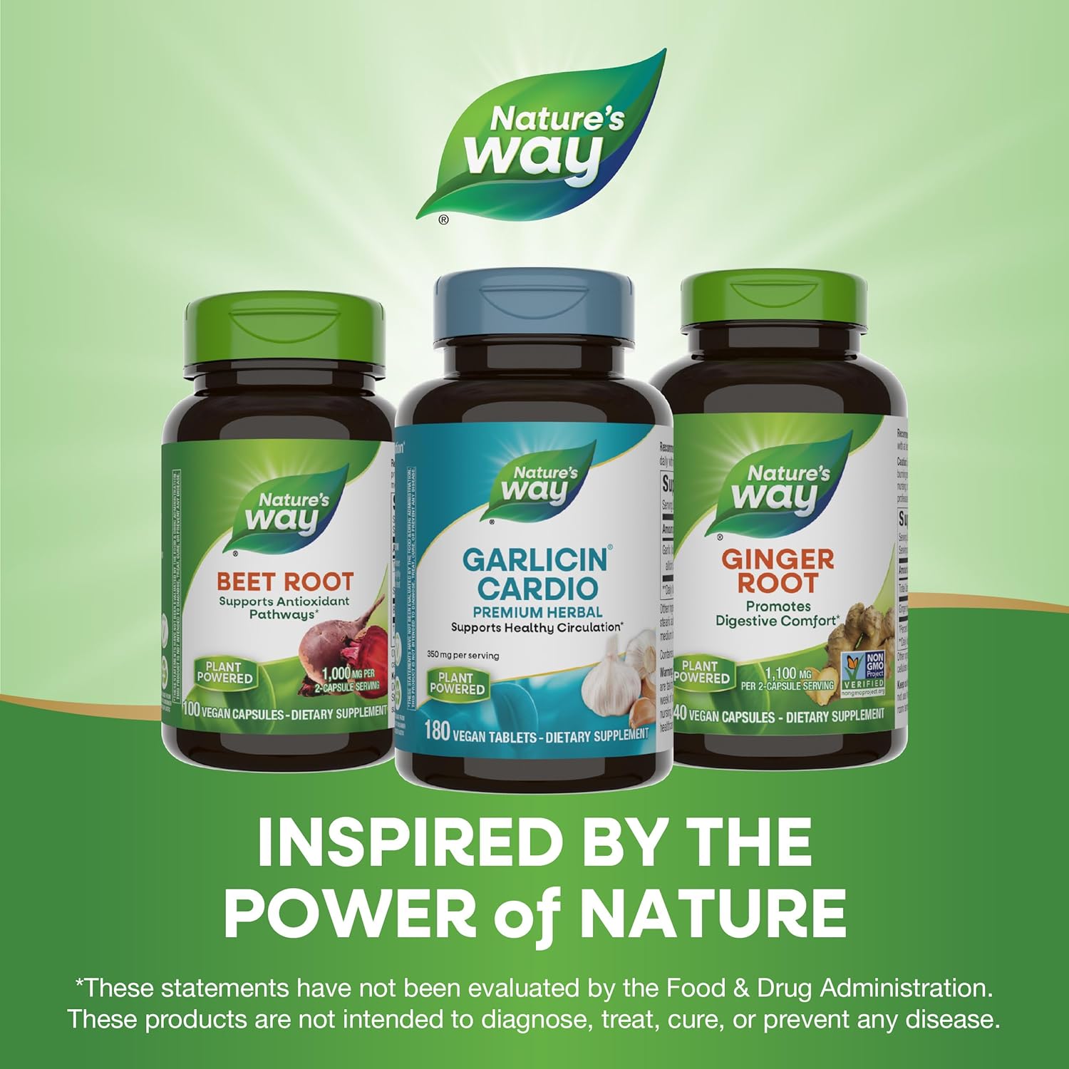 Herbal Garlicin Cardio Tablets for Healthy Circulation - Vegan, No Garlic Taste, 180 Tablets