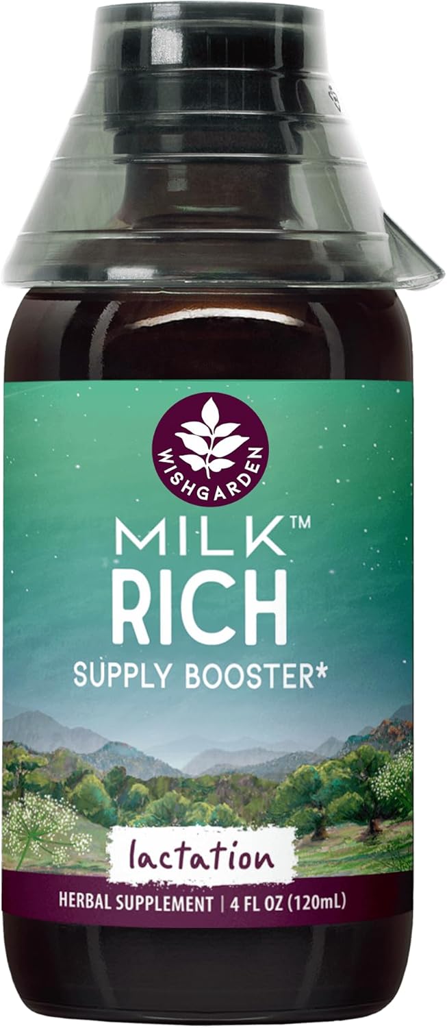 Herbal Lactation Support Supplement with Goats Rue and Fenugreek for Boosting Breast Milk Supply and Flow, 4oz