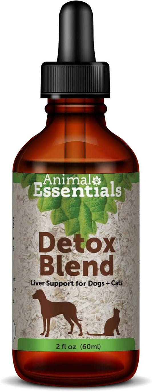 Herbal Liver Supplement for Dogs & Cats - Veterinarian Recommended Detox Blend for Animal Wellness - 2 Fl Oz
