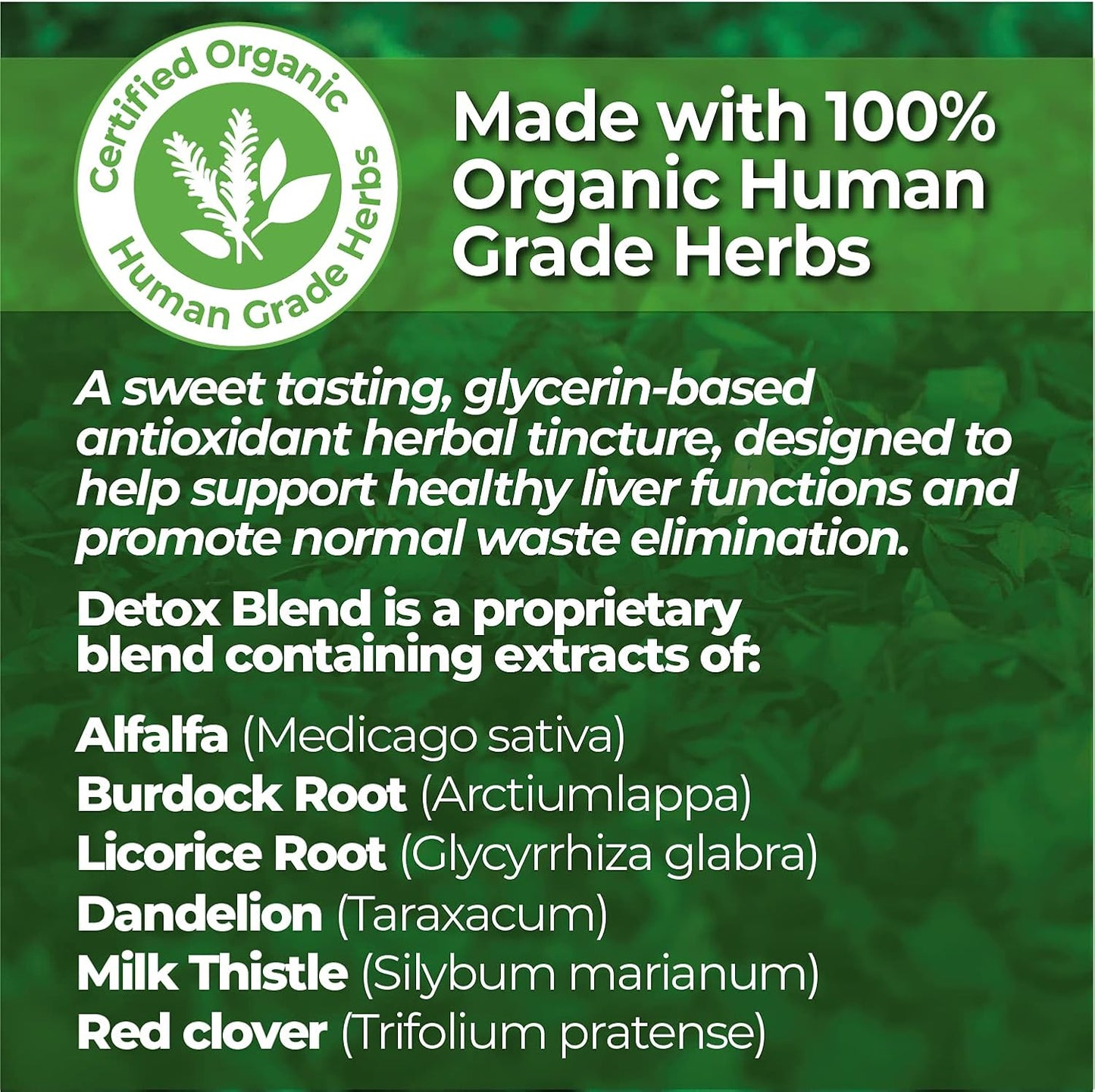 Herbal Liver Supplement for Dogs & Cats - Veterinarian Recommended Detox Blend for Animal Wellness - 2 Fl Oz