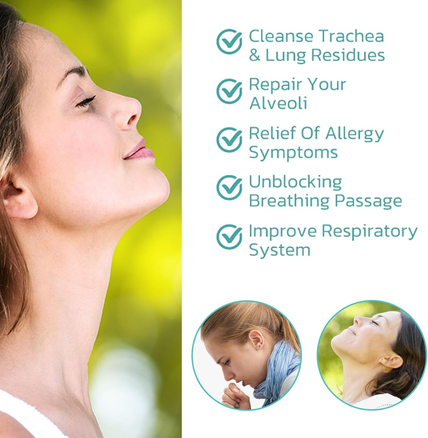 Herbal Lung Cleanse Spray with Mullein Leaf Extract - Setymoy Pure Herbal Extract (1 PCS)