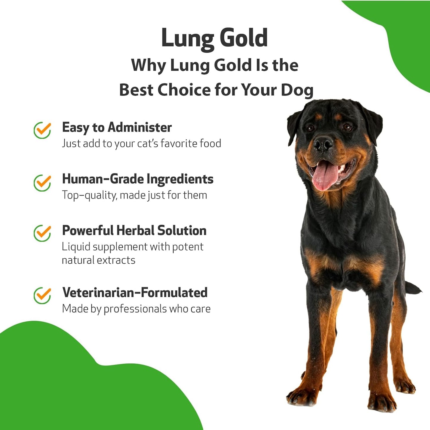 Herbal Lung Immune Support Supplement for Dogs - Veterinarian-Formulated - Promotes Respiratory Health and Normal Breathing - 2 oz