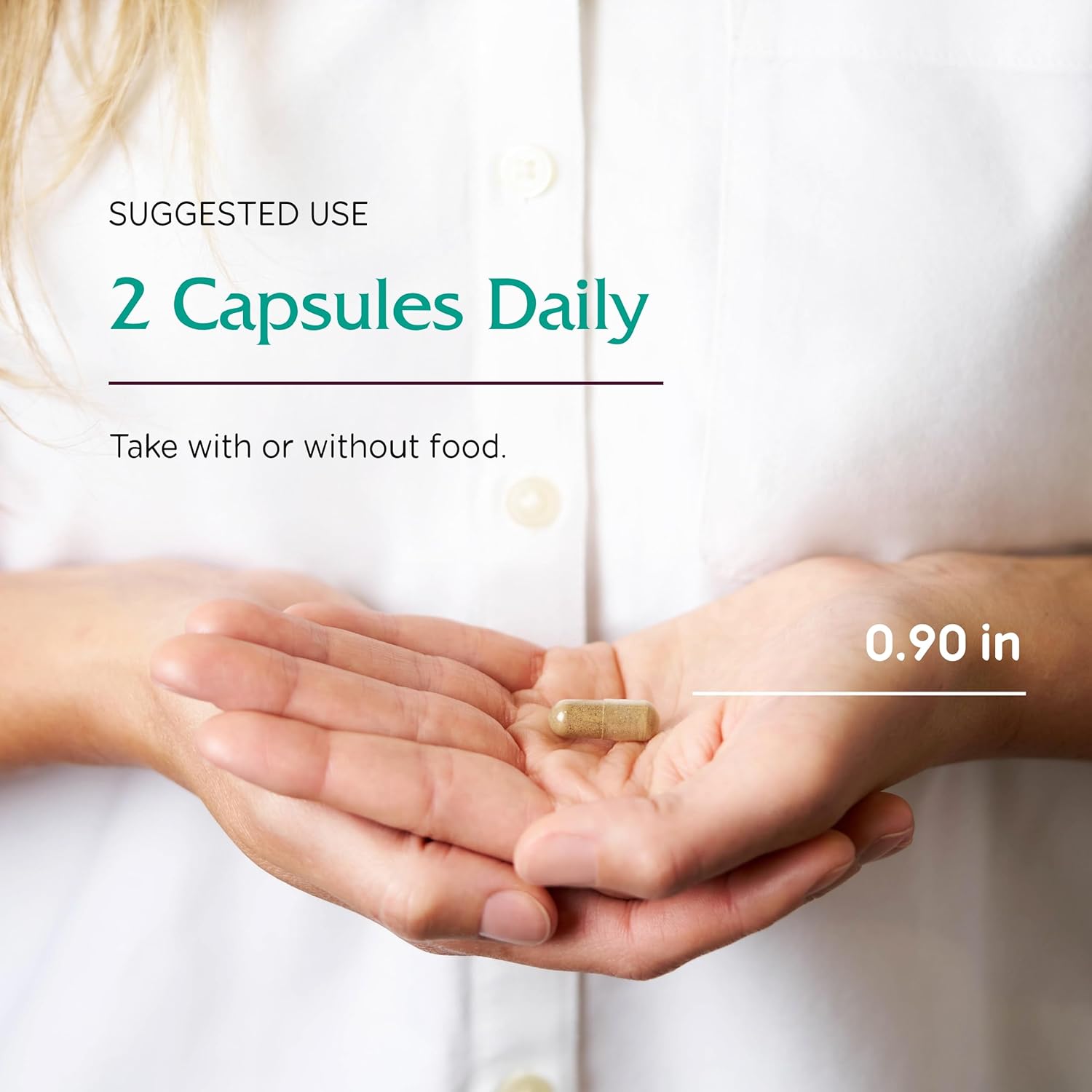 Herbal Ovulation Support Supplement for Women - Vitanica Lady Capsules with Rhodiola Rosea, Holy Basil, Tribulus Terrestris & Chaste Tree - 60 Vegan Capsules