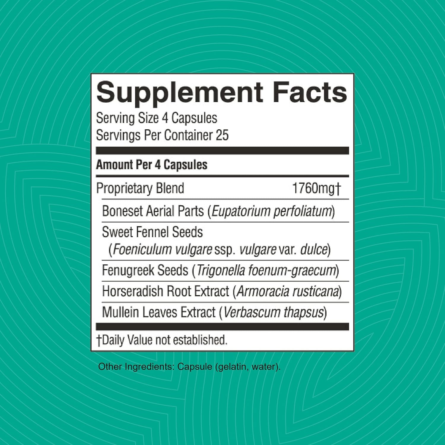 Herbal Respiratory Supplement for Seasonal Allergies - 100 Capsules by Nature's Sunshine