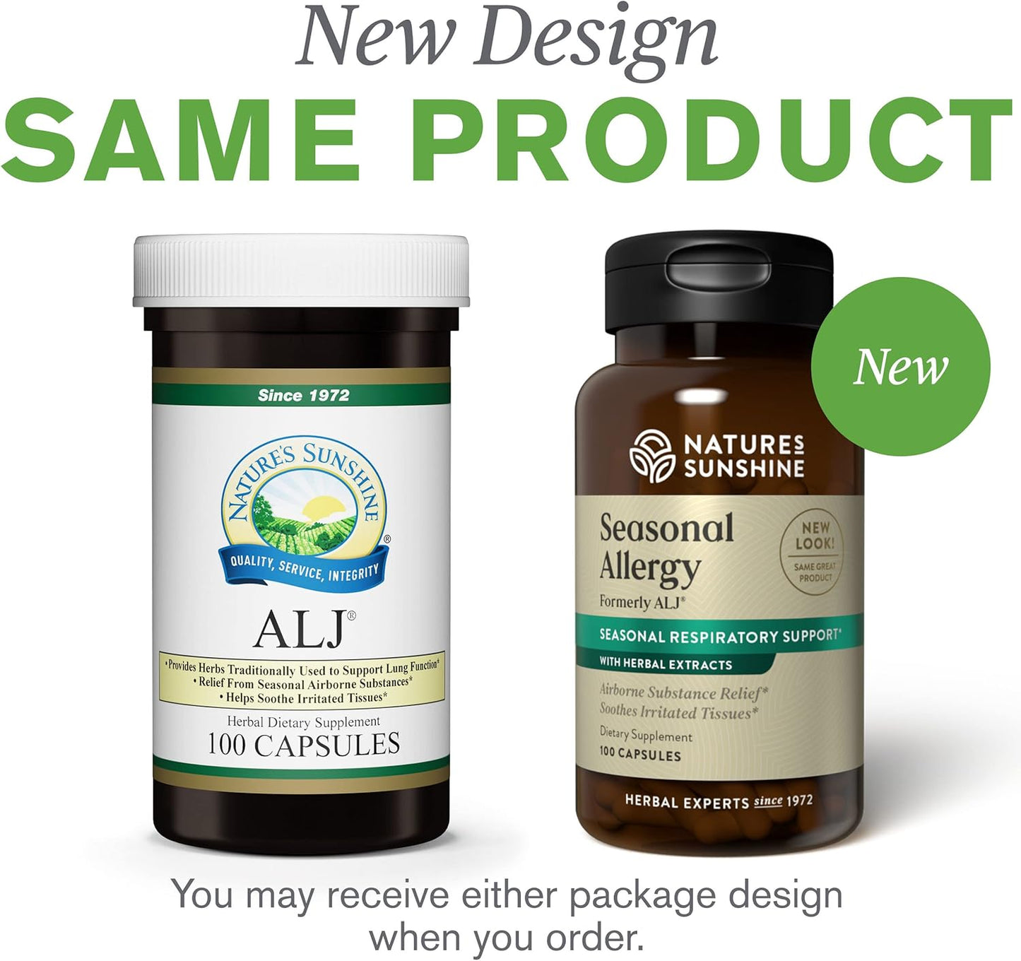 Herbal Respiratory Supplement for Seasonal Allergies - 100 Capsules by Nature's Sunshine
