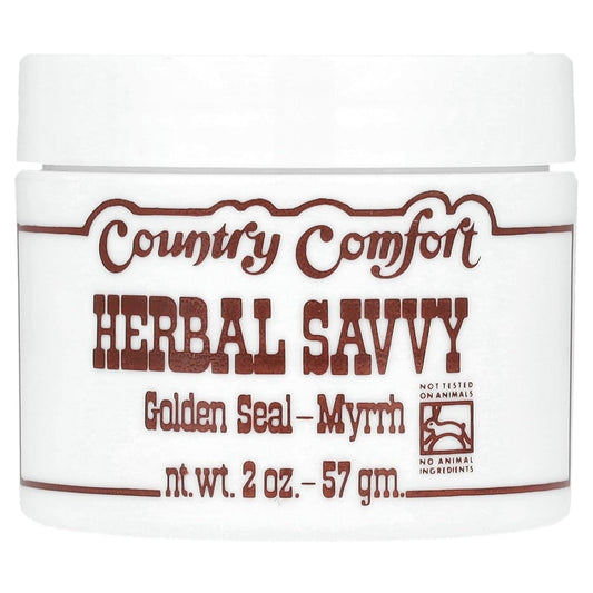 Herbal Savvy Goldenseal Myrrh Supplement - Country Comfort, 2 oz