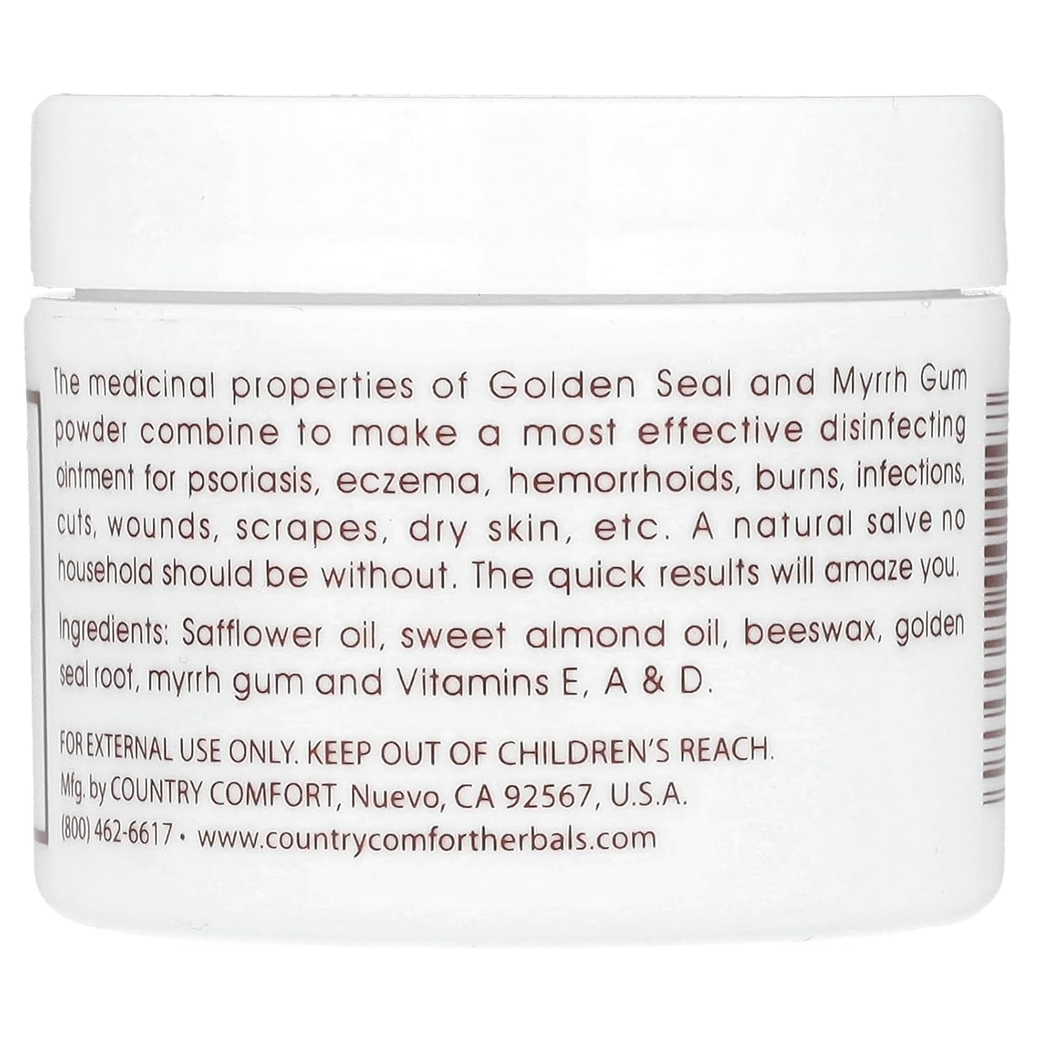 Herbal Savvy Goldenseal Myrrh Supplement - Country Comfort, 2 oz