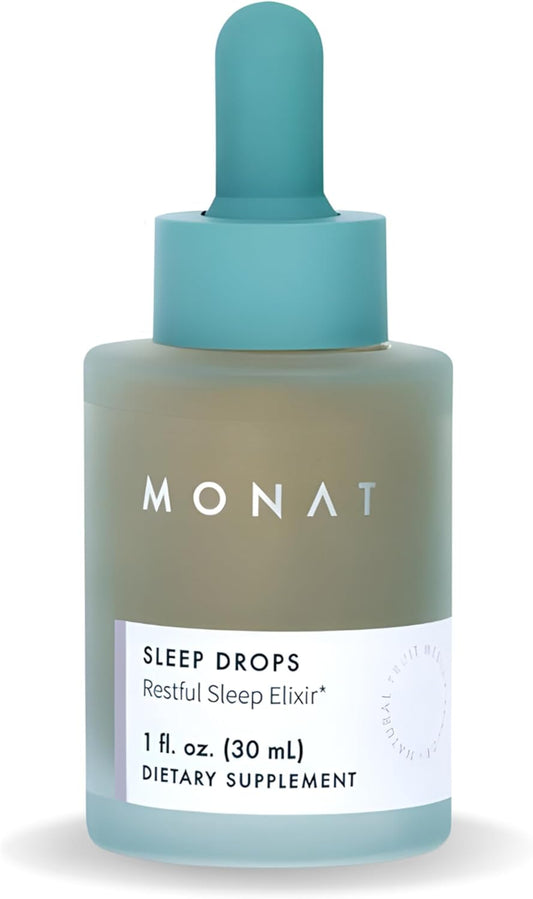 Herbal Sleep Drops for Restorative & Calming Sleep - Natural Solution for Stress & Relaxation - Sleep Improvement Product by MONAT