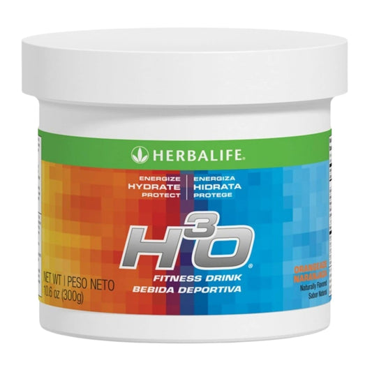Herbalife H³O Fitness Drink: Orangeade Canister - 10.6 Oz (300g) - Carbohydrate Blend for Energy - Energize, Hydrate, Protect - Naturally Flavored