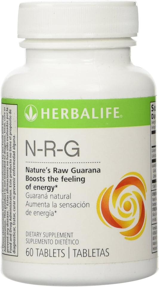 Herbalife N-R-G Guarana Tablets - Natural Energy Boost Supplement