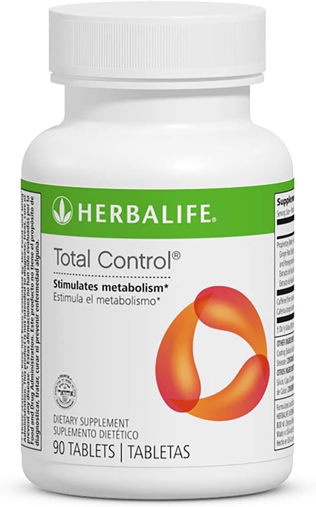 Herbalife Total Control Dietary Supplement - 90 Tablets for Weight Management and Energy Boost