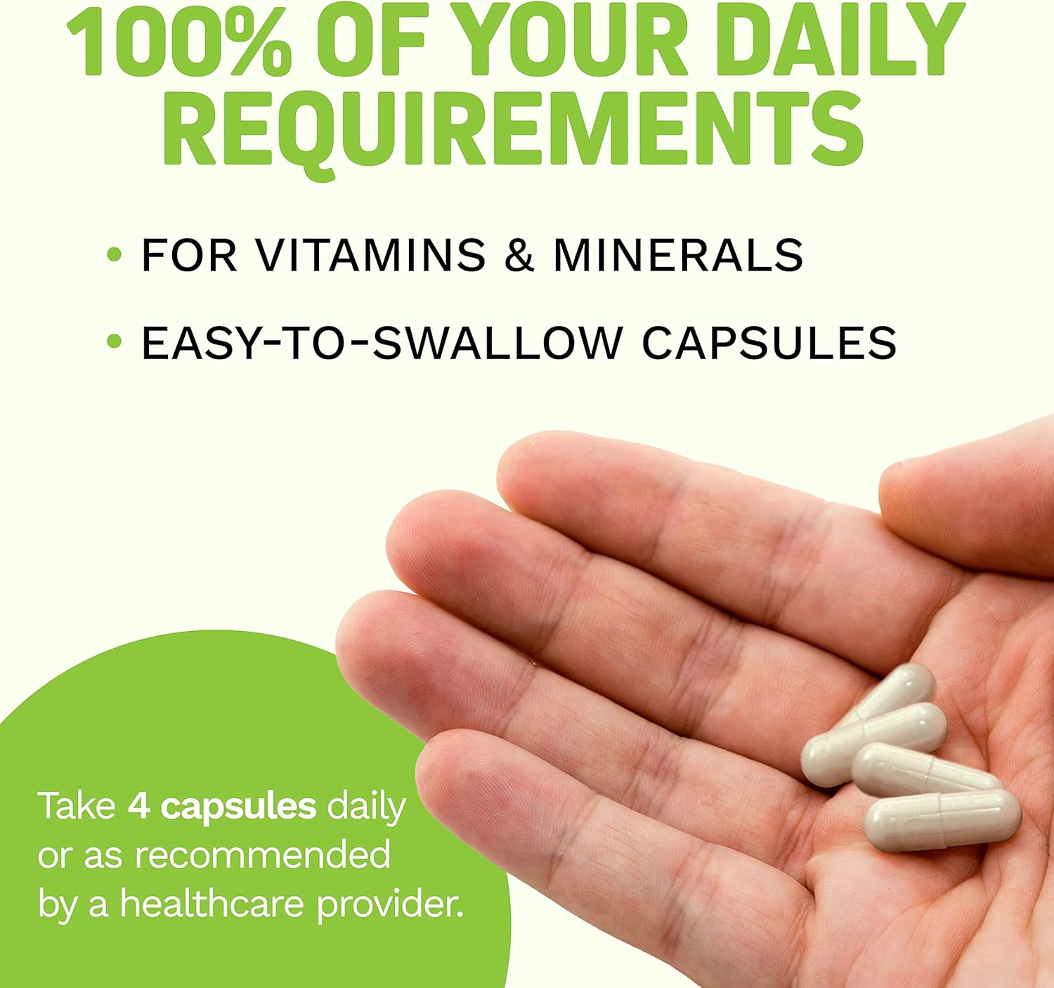 Herbtonics Women's Whole Food Multivitamin with Superfoods and Real Raw Ingredients - Non-GMO, 120 Vegan Capsules