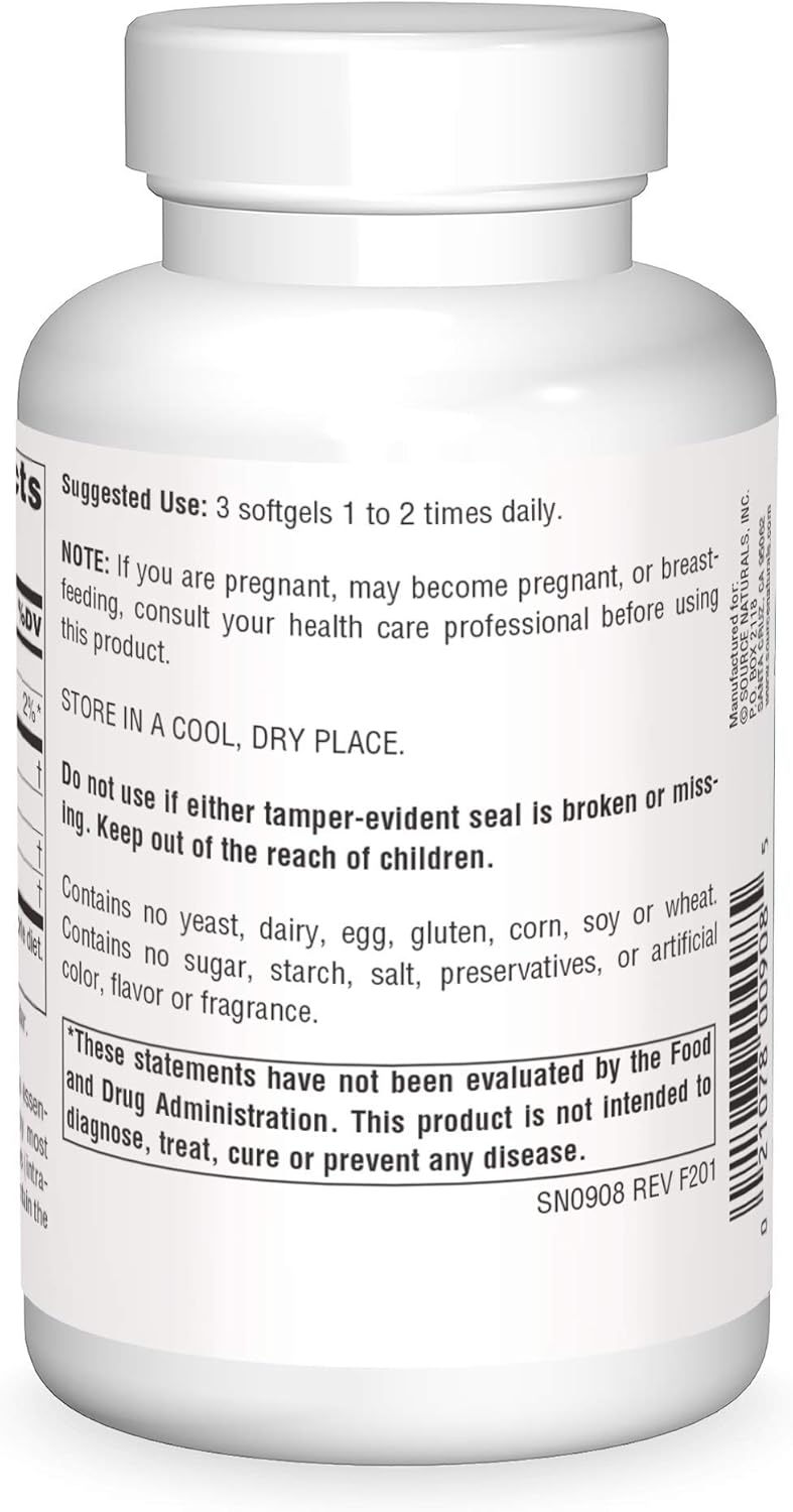 Hexane-Free Evening Primrose Oil Softgels - 500mg - High GLA Yield - Cold-Pressed - 180 Count
