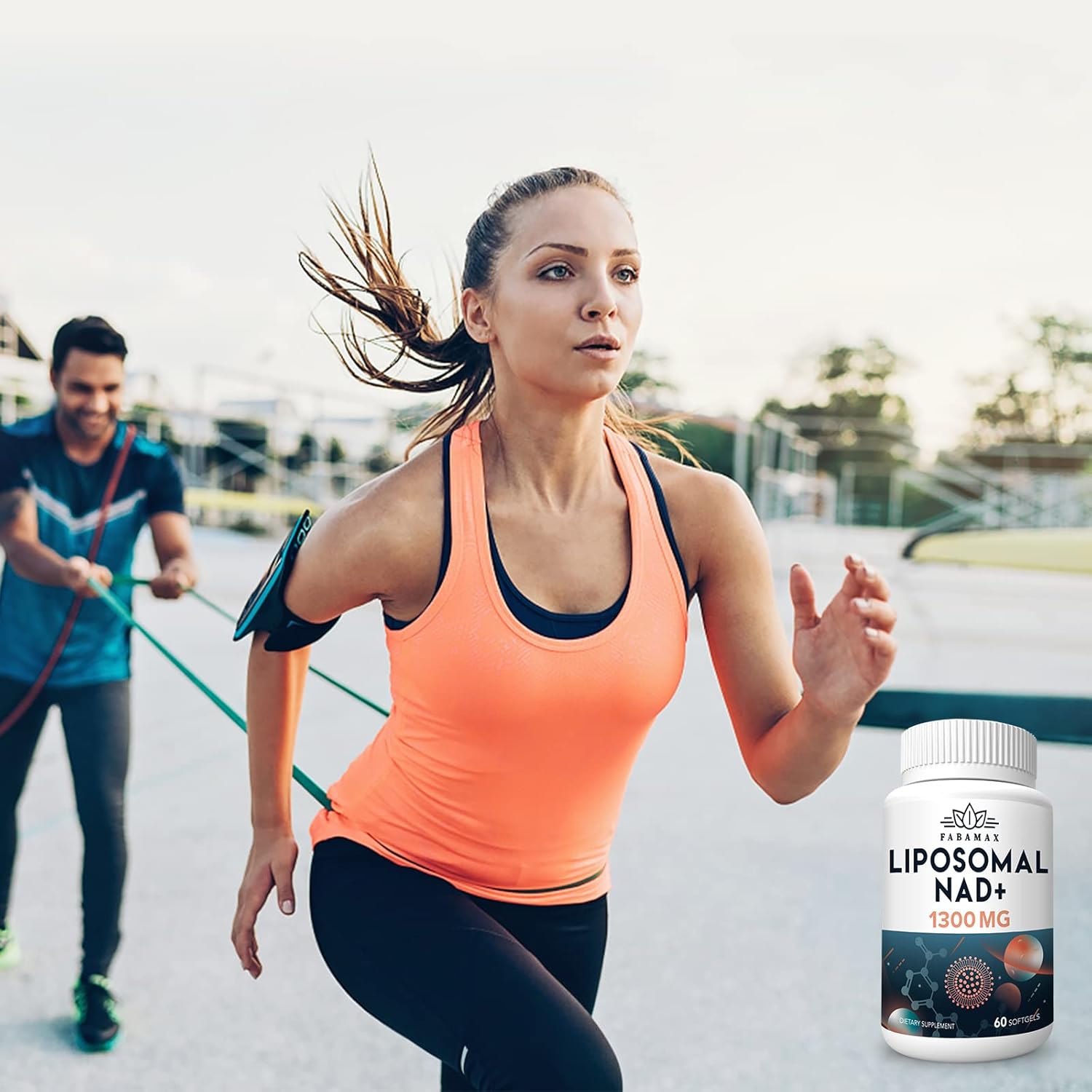 High Absorption 1600 mg Liposomal NAD Supplement - 98% Pure NAD+ for Aging Defense & Energy - Alternative to NADH - 360 Softgels