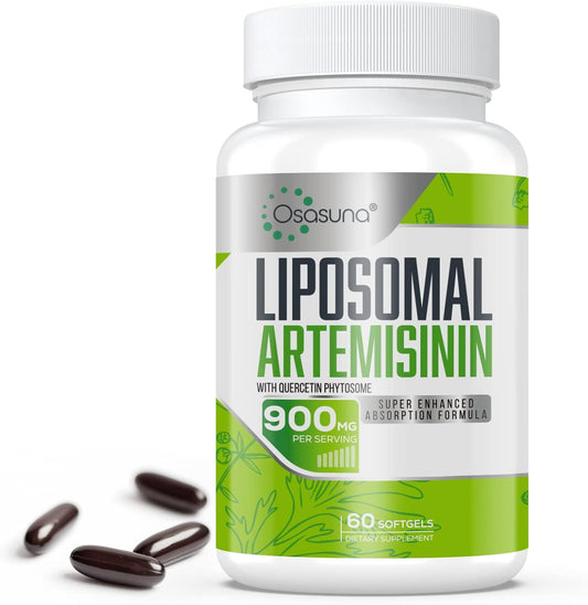 High Absorption 900mg Liposomal Artemisinin Softgels with Sweet Wormwood Extract - 60 Count, 2 Month Supply