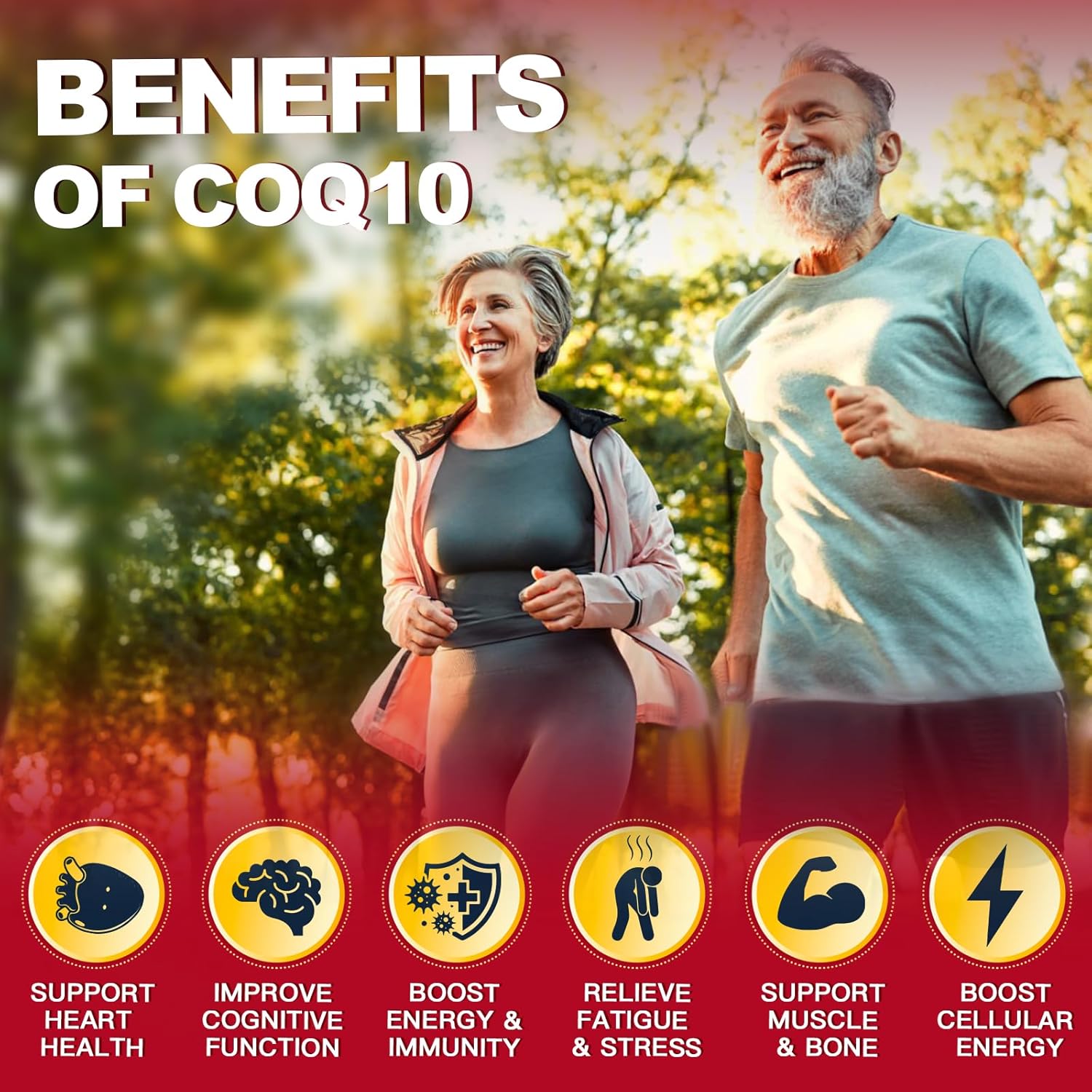High Absorption CoQ10-300mg with Trans-Resveratrol, PQQ, Vitamin E & BioPerine - Antioxidant for Heart & Energy - 120 Veg Caps