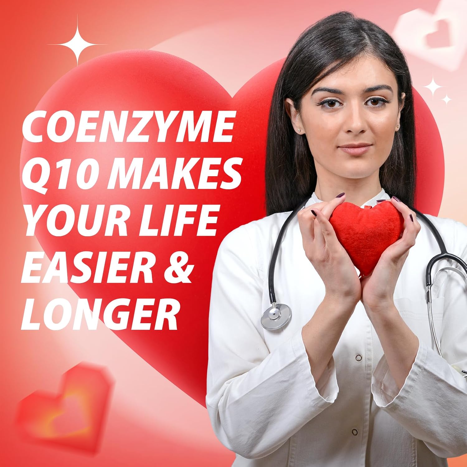 High-Absorption CoQ10-400mg Softgels with PQQ, BioPerine & Omega-3 - Antioxidant Supplement for Heart Support & Energy Production - 120 Servings