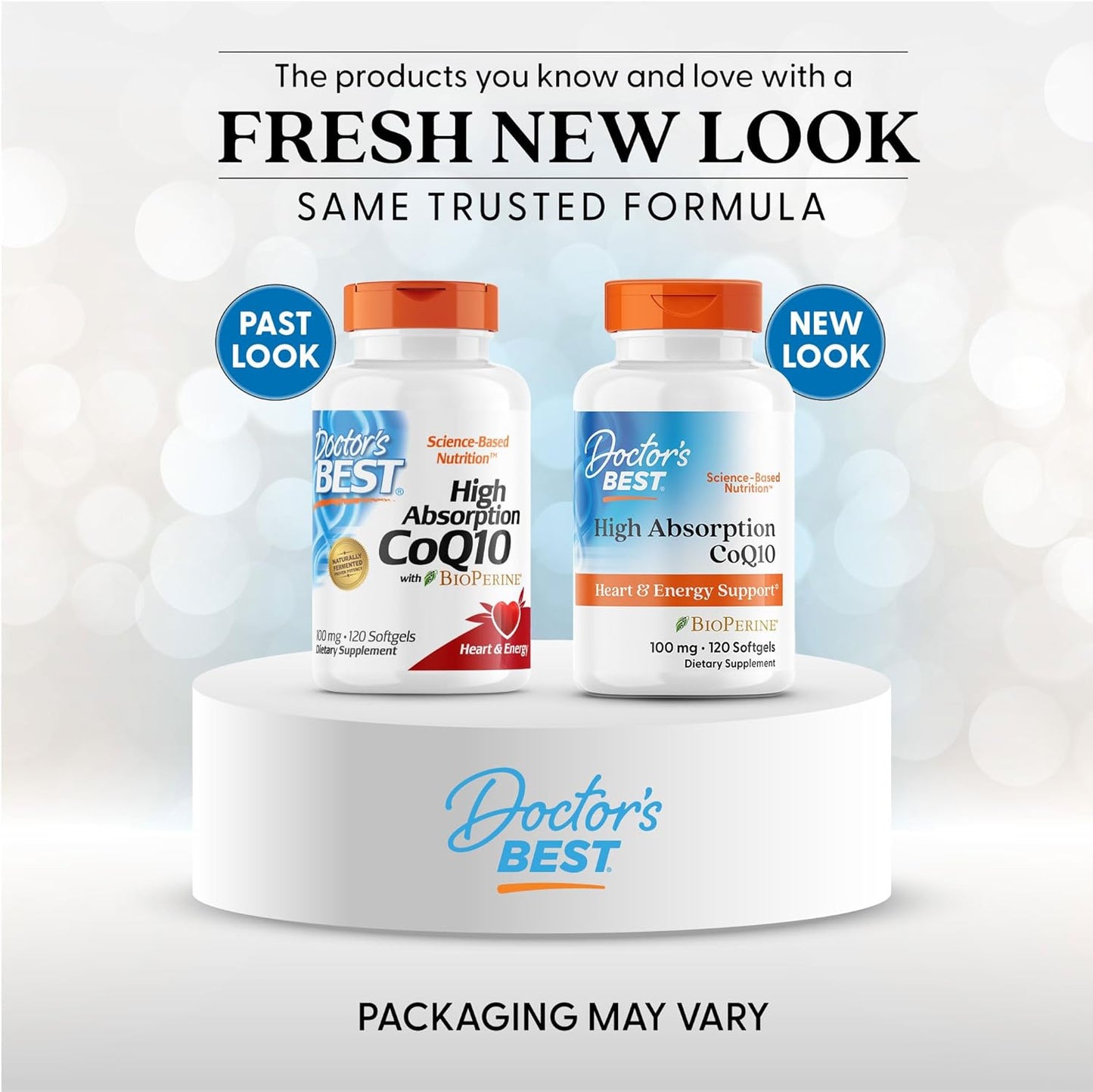 High Absorption CoQ10 with BioPerine for Heart Health & Energy Production - 100 mg, 120 Count, Gluten Free & Naturally Fermented