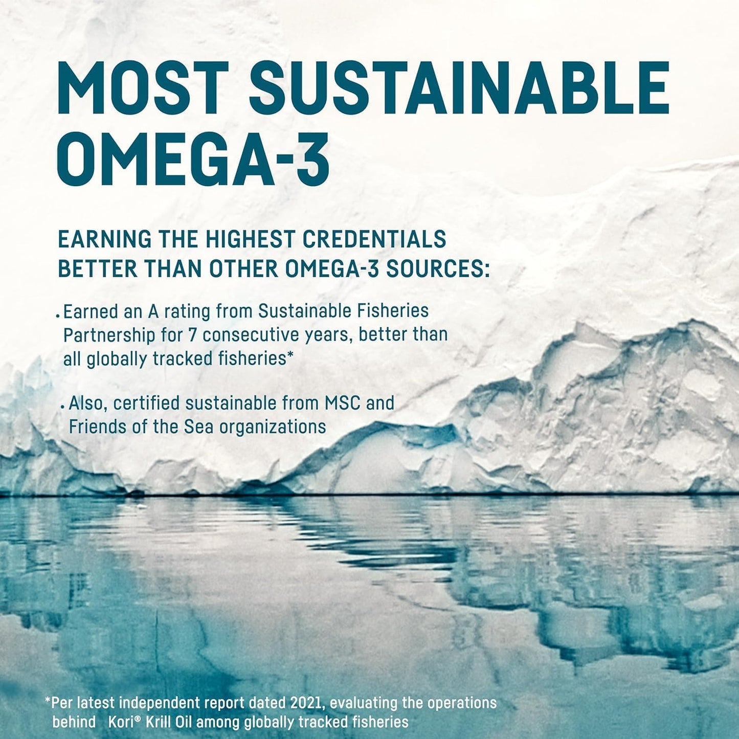 High Absorption Kori Krill Oil Omega 3 Supplement, 600mg EPA & DHA, 180 Softgels