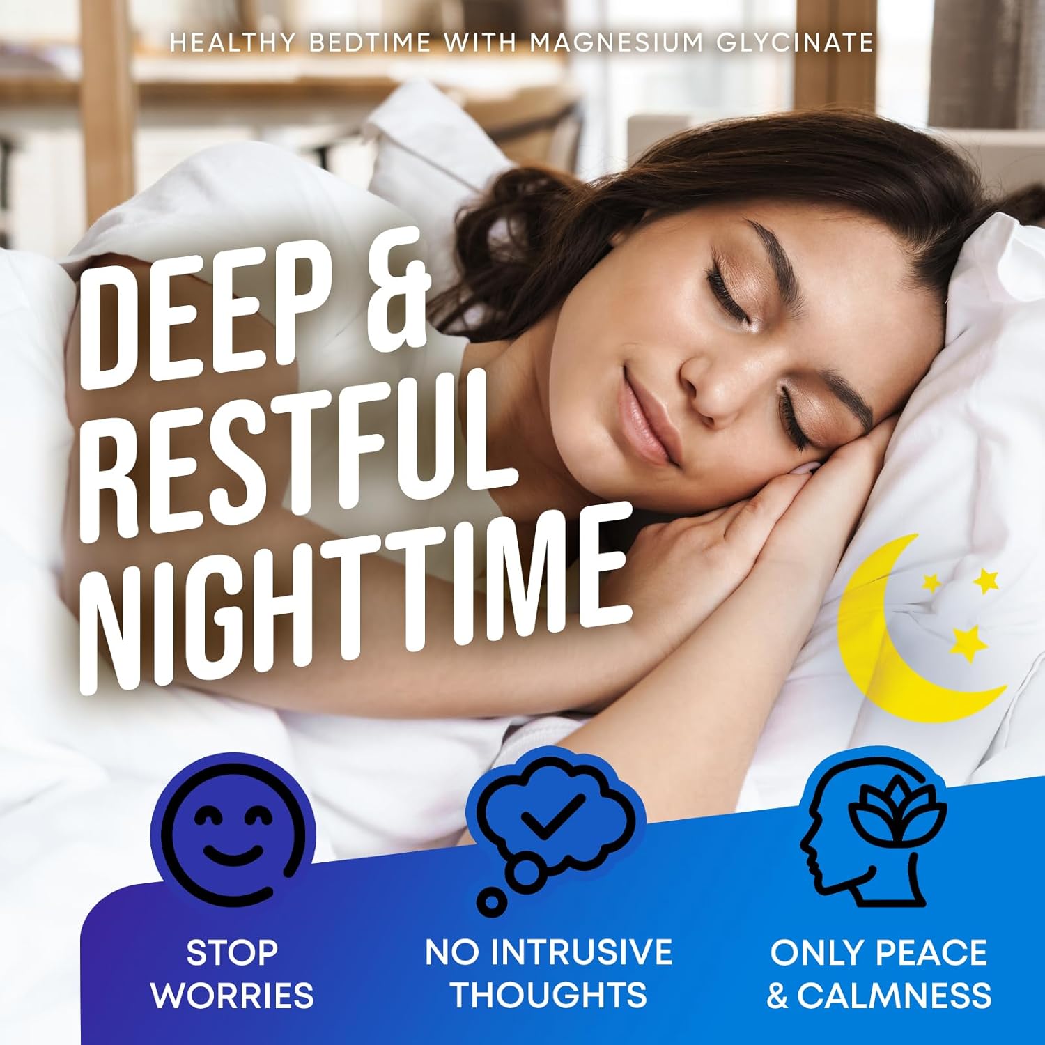High Absorption Magnesium Glycinate 2-Pack for Sleep, Mood, and Muscle Support - Chelated Supplement with Ashwagandha & Manganese - 500MG per Capsule
