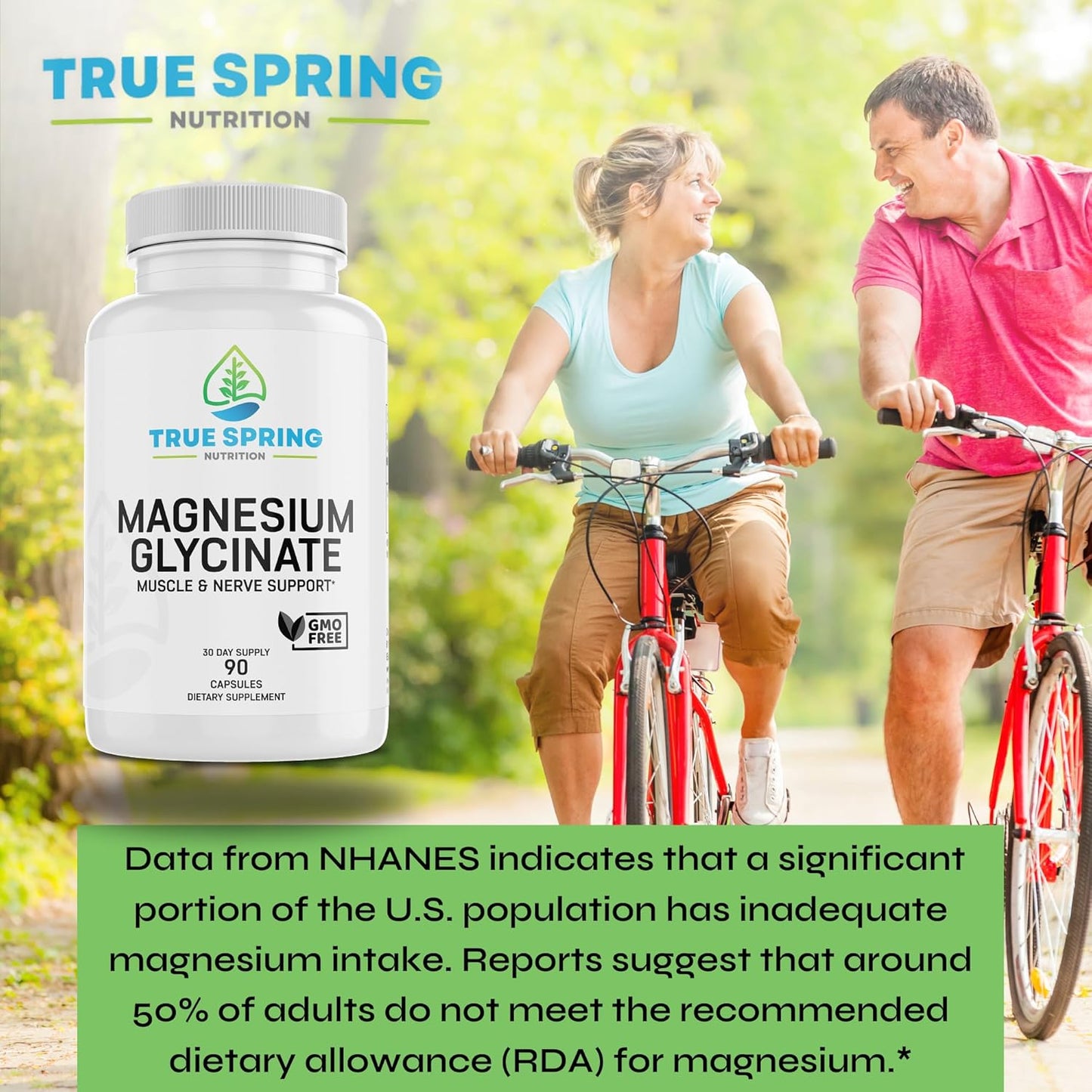 High Absorption Magnesium Glycinate Supplement for Stress Relief, Sleep, Muscle Recovery, Nerve Support, and Heart Health - 90 Capsules - Made in USA