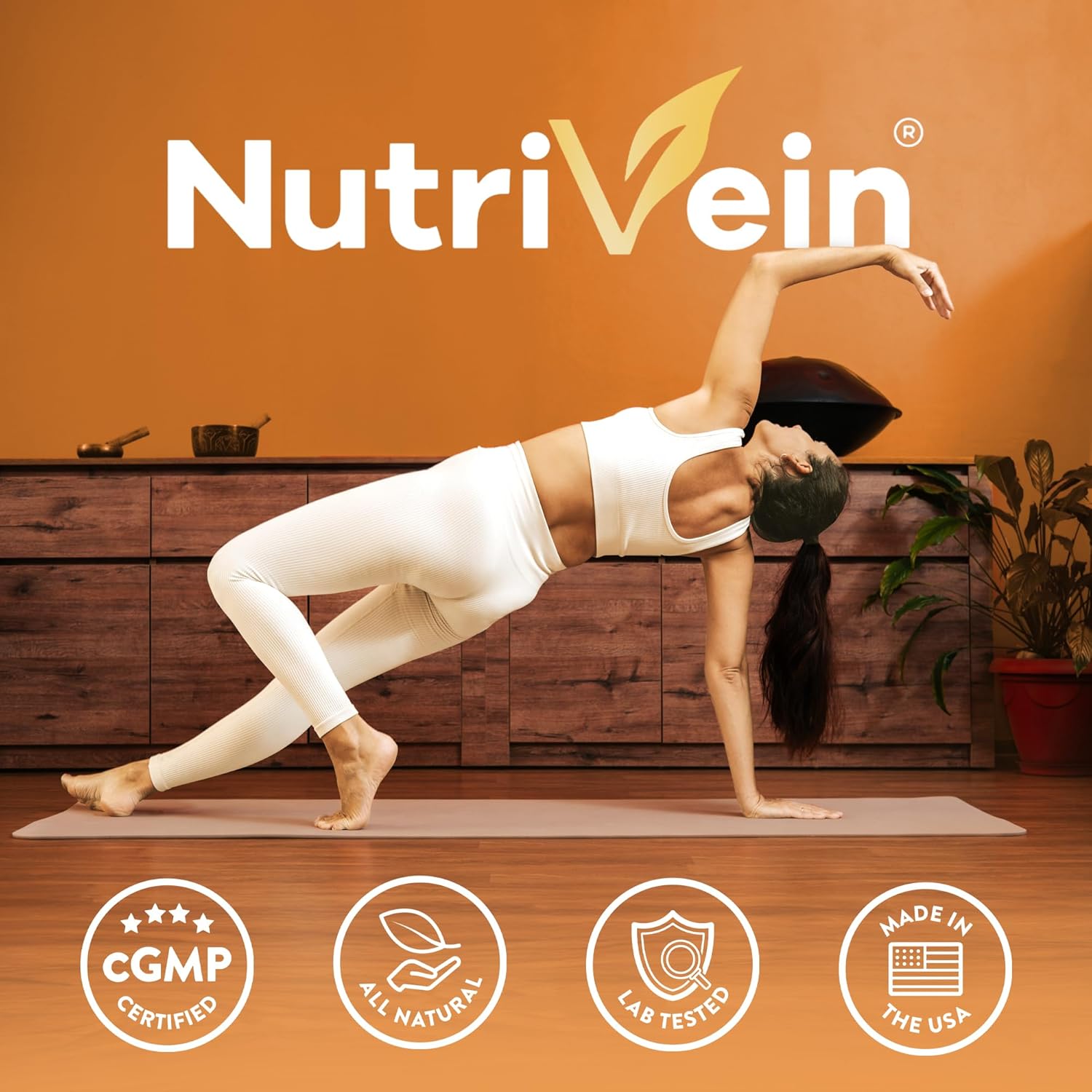 High-Absorption Magnesium L-Threonate & Panax Ginseng Supplement Bundle for Brain, Mood, & Vitality - Nutrivein Premium Pair