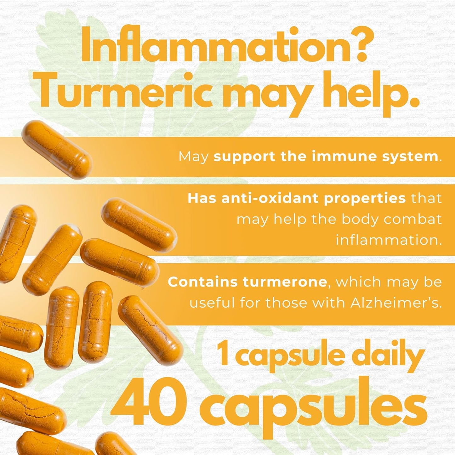 High Absorption Neurobion Turmeric Curcumin 650mg Antioxidant Support Complex with B12 - 40 Capsules
