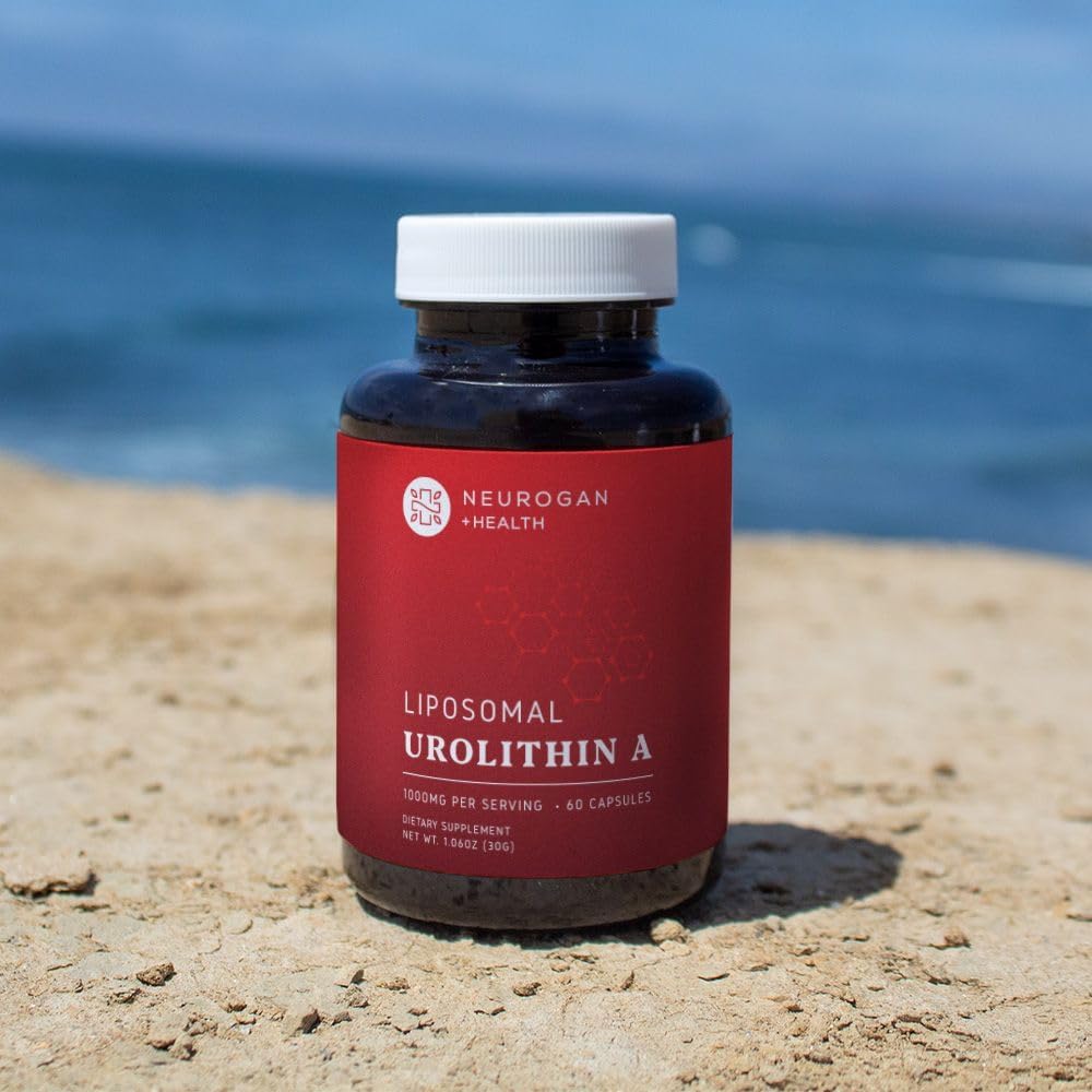 High Absorption Neurogan Liposomal Urolithin A Capsules for Cellular Regeneration, Energy & Muscle Recovery - 60 Capsules, 1000mg
