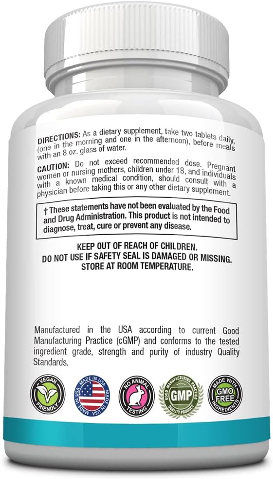 High Absorption OptiMSM 2000mg Tablets for Joint, Muscle, and Skin Health - Boost Immunity - Vegan - Non-GMO - Made in USA