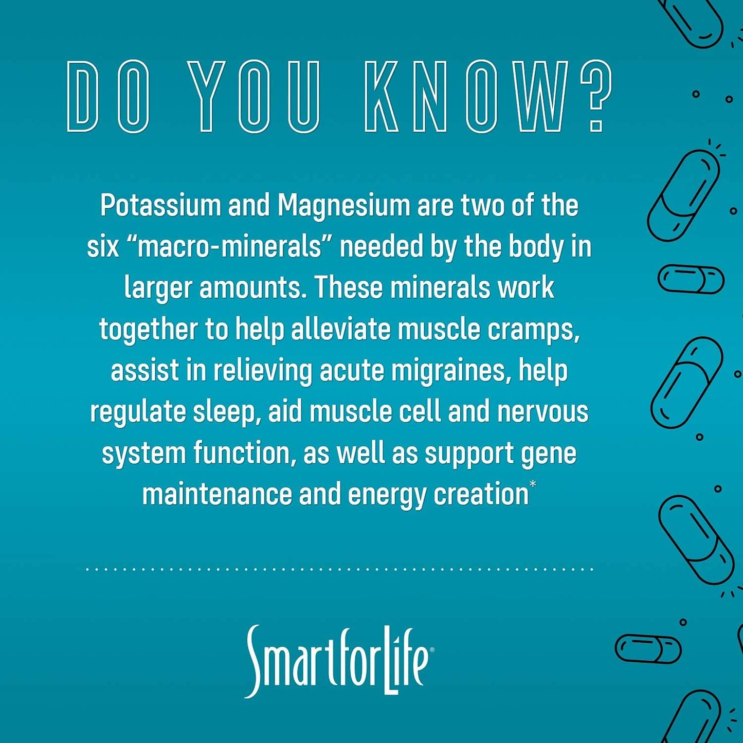 High Absorption Potassium Magnesium Supplement - Vascular Health Support - 60 Vegan Capsules - Leg Cramp Relief and Sleep Aid