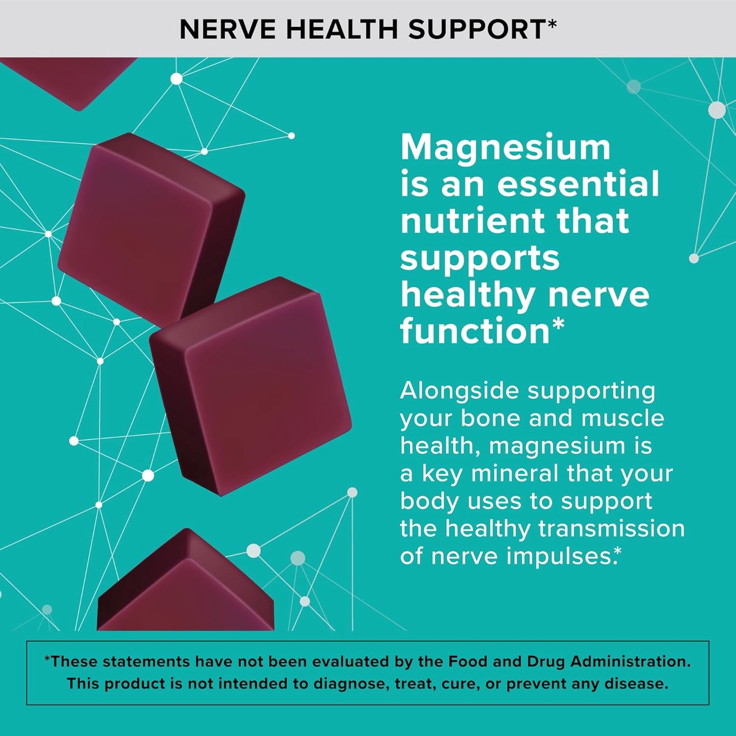 High Absorption Qunol Magnesium Citrate Soft Chews - 350mg Extra Strength Supplement for Nerve, Bone, and Muscle Health - 90 Count